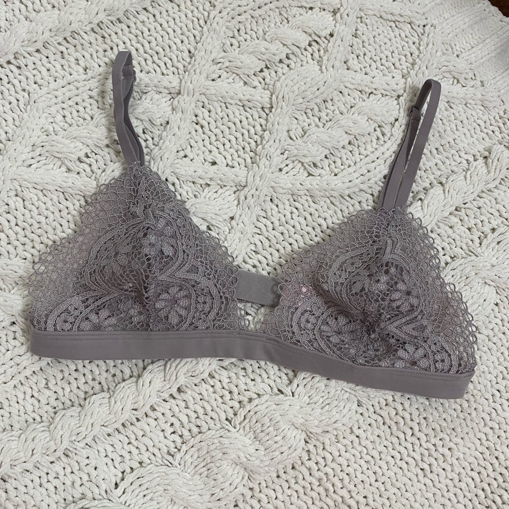 Grey Victoria’s Secret Bralette Size Small